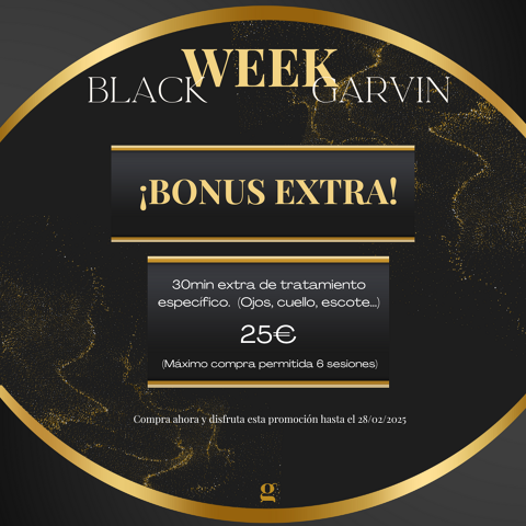 ¡BONUS!: 30 MIN EXTRA TRATAMIENTO ESPECIFICO (Ojos, cuello, escote) Ahora 25€